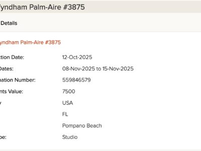 Hanging Out In A Timeshare In Pompano Beach, Florida — That We Don’t Own